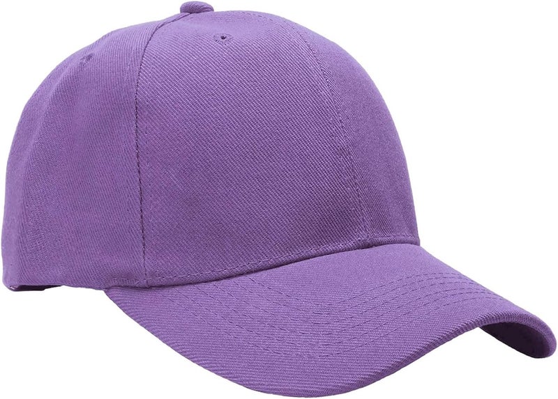 Falari Wholesale Bulk Lot 12-Pack Baseball Cap Adjustable Size Plain Blank Solid Color - Image 3